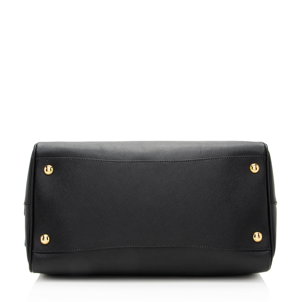 Prada Saffiano Lux Boston Bag Handbag - Ewore Bags