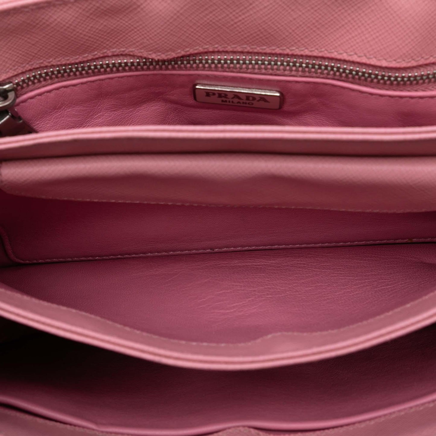 Prada Saffiano Lux Lock Chain Flap