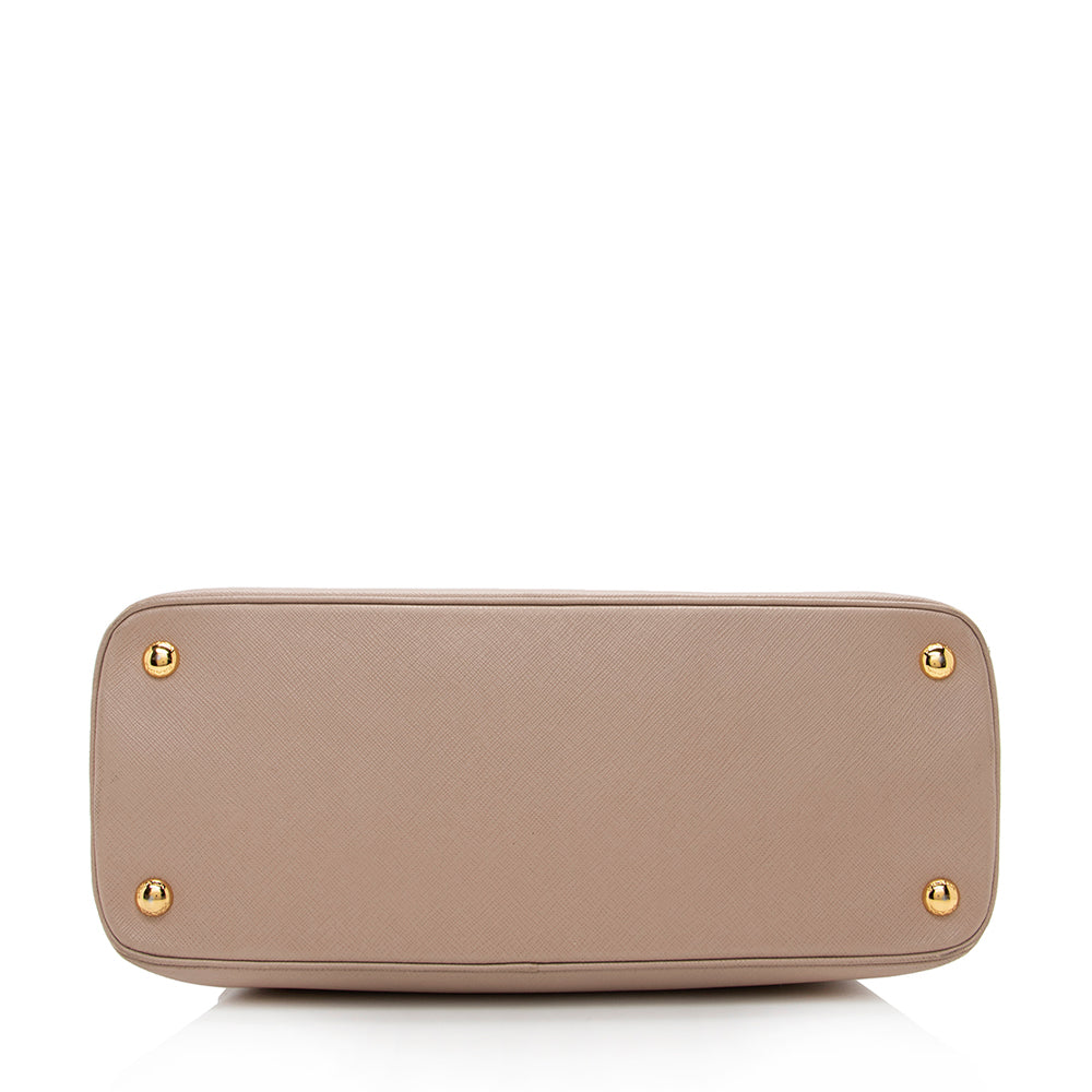 Prada Saffiano Lux Promenade Top Handle Satchel (SHF-15568)