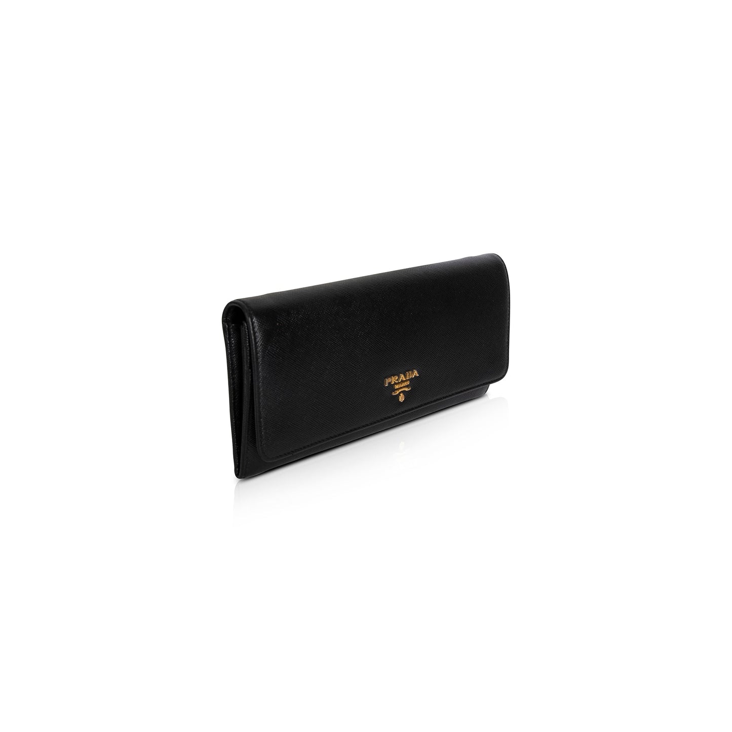 Prada Saffiano Metal Wallet on Chain