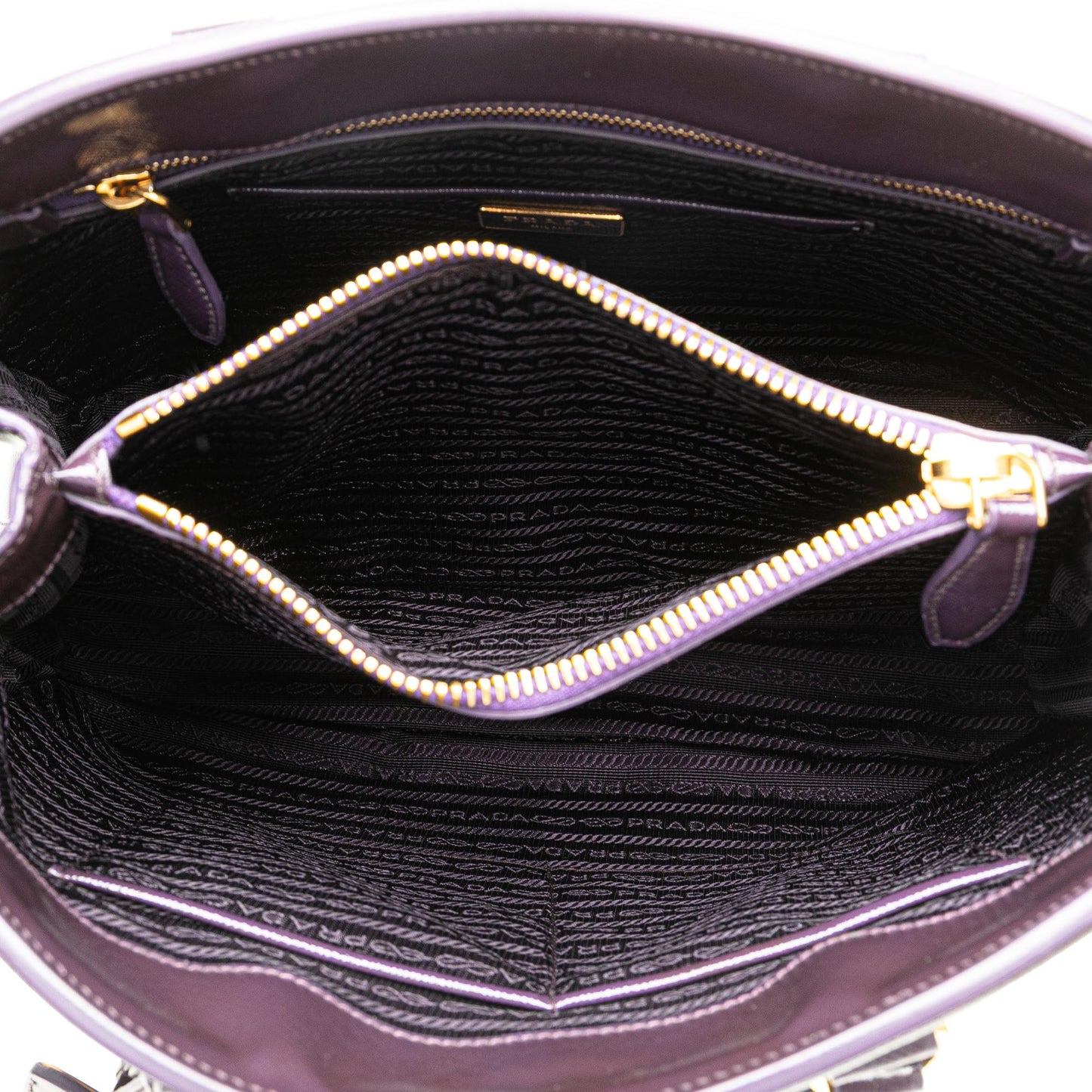Prada Saffiano Vernice Parabole Tote