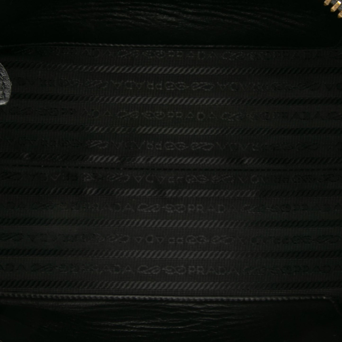 Prada Small Saffiano and City Calf Esplanade Satchel