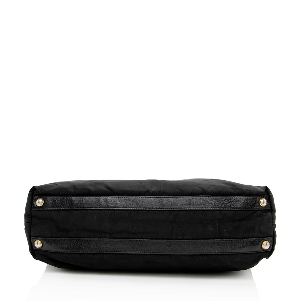 Prada Tessuto Braided Handle Hobo (SHF-16800)