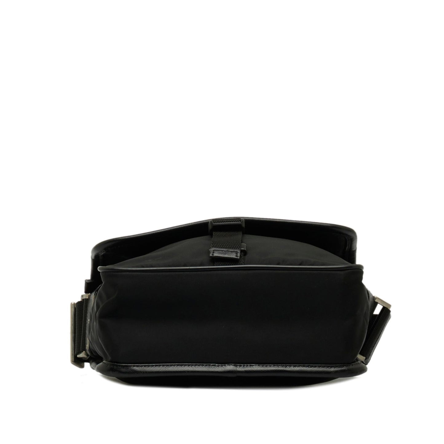 Prada Tessuto Buckle Messenger Bag