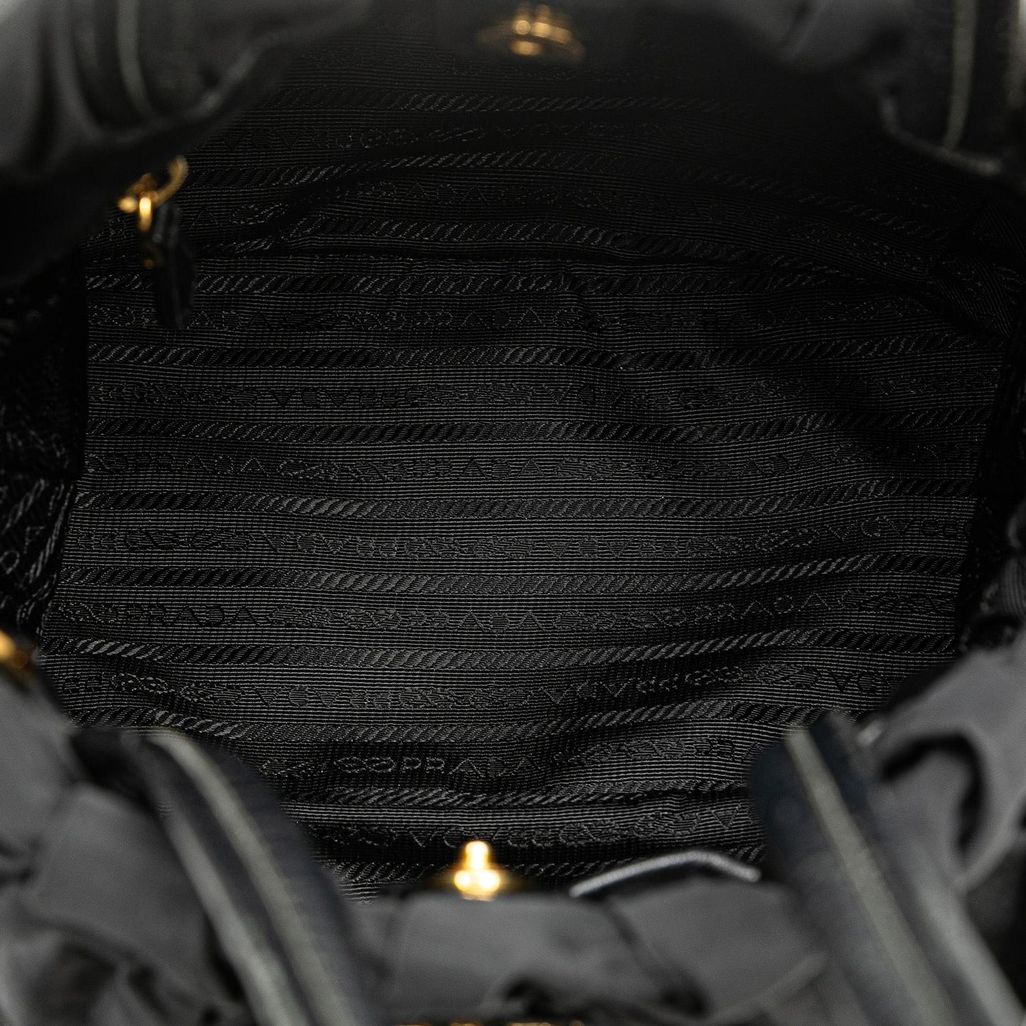 Prada Tessuto Logo Bow Satchel (SHG-qVQz2h)