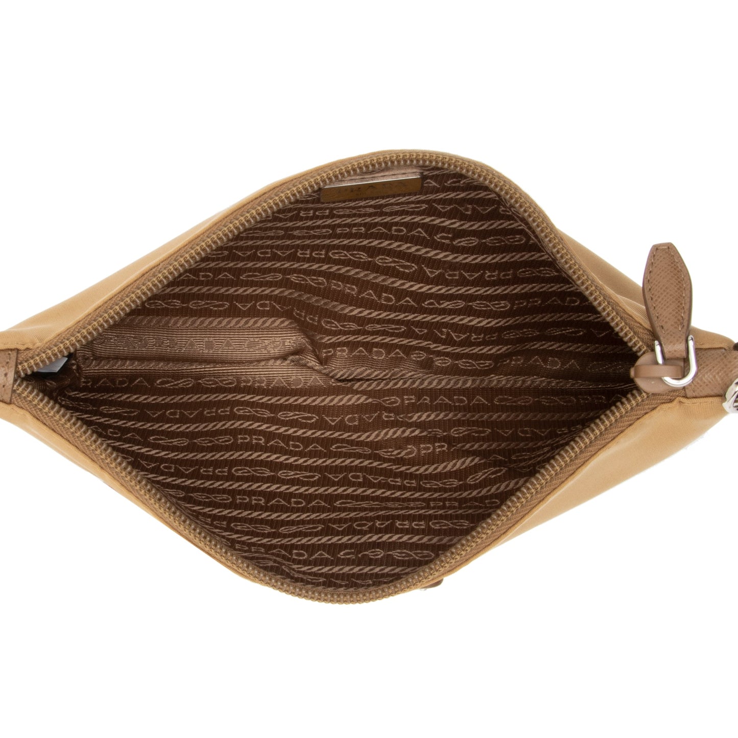 Prada Tessuto Saffiano Piatto Maniglia Wristlet Clutch - Ewore Bags