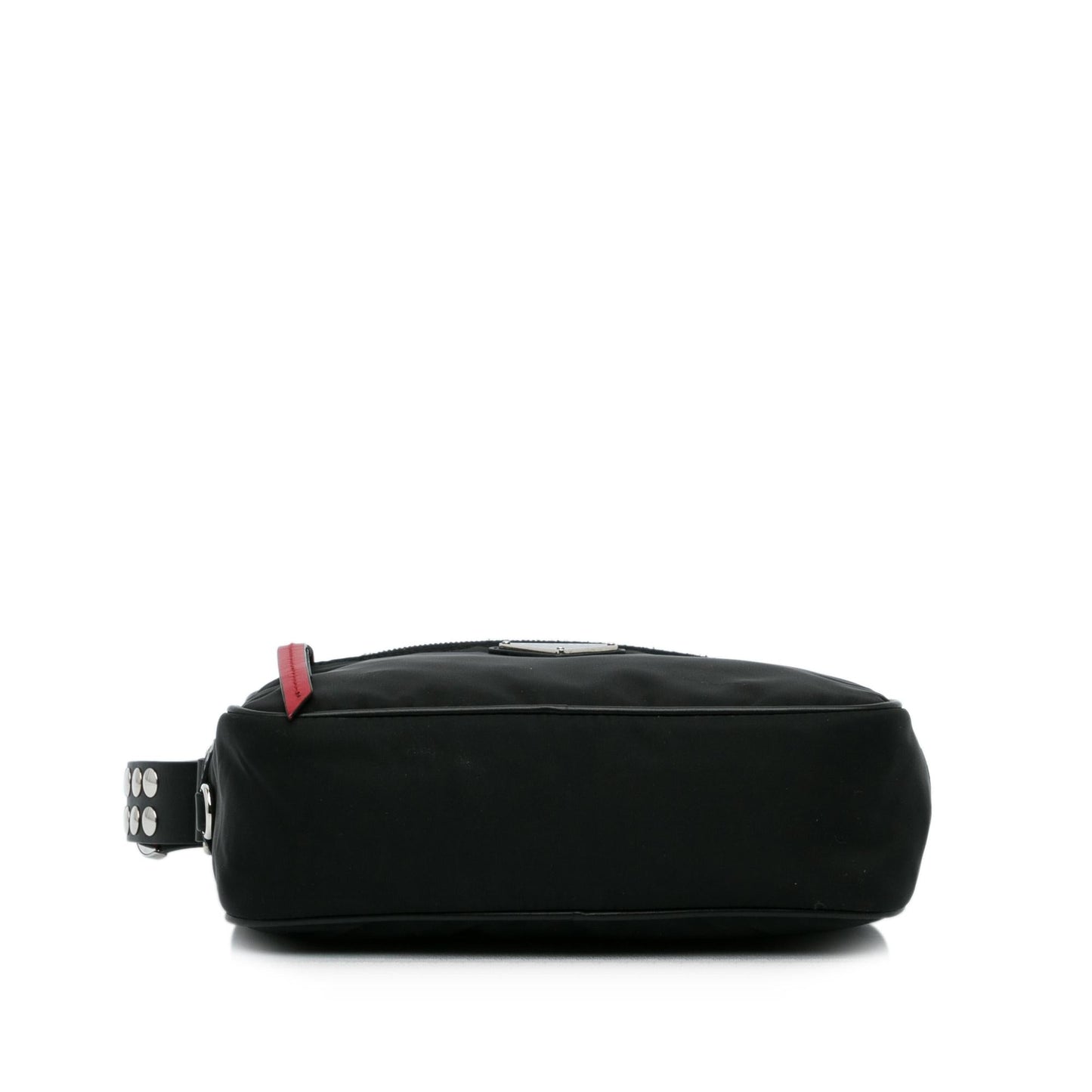 Prada Tessuto Vela Studded Crossbody (SHG-4r9iM7)