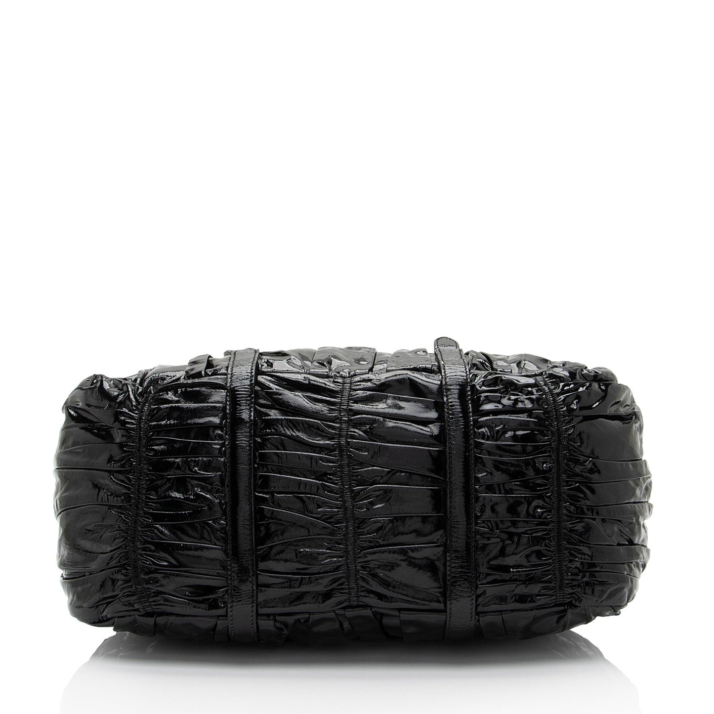Prada Vernice Gaufre Large Satchel
