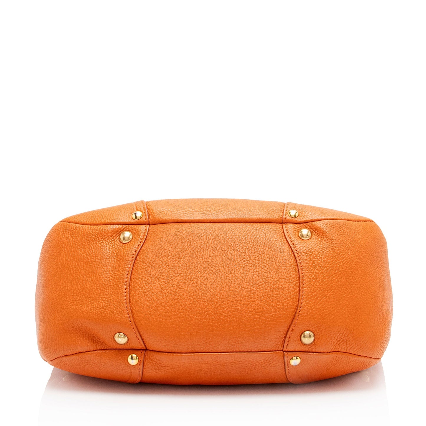 Prada Vitello Daino Leather Pushlock Tote (SHF-IjN3St)