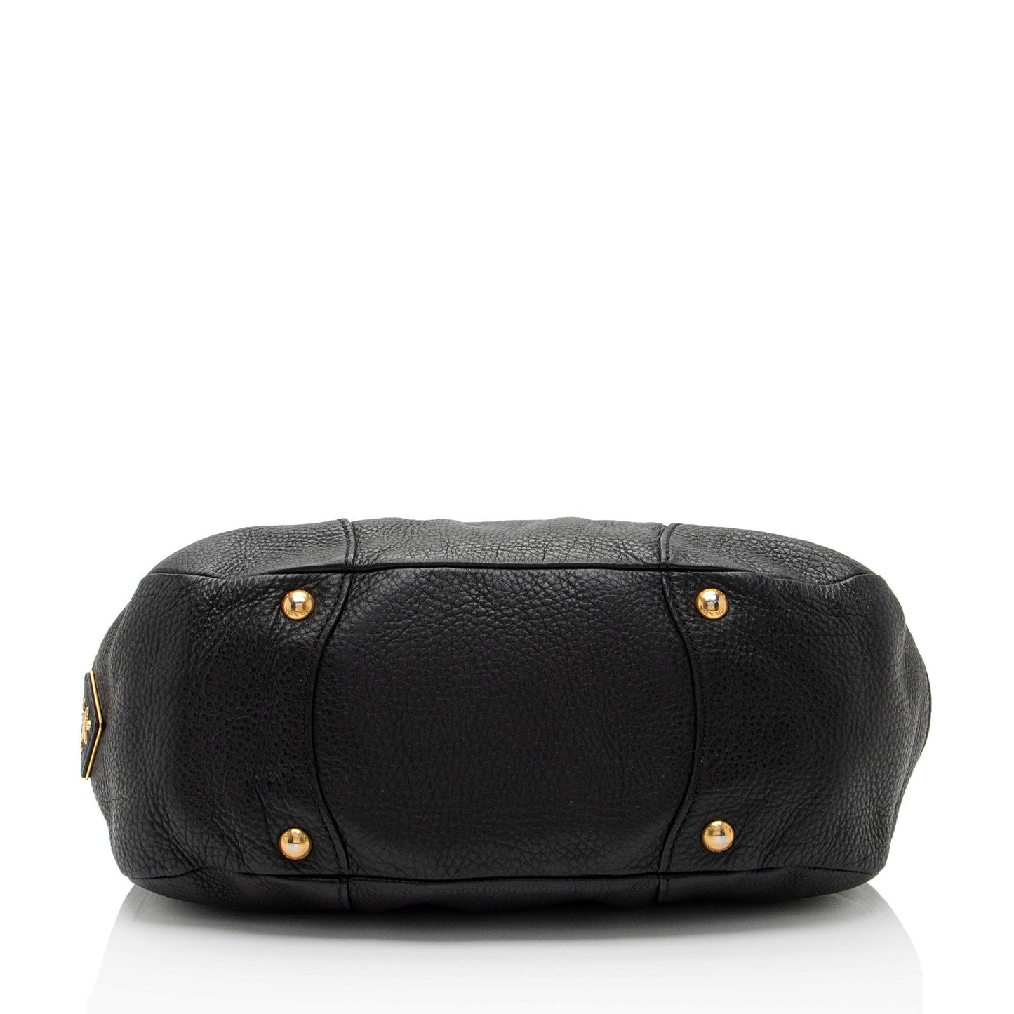 Prada Vitello Daino Leather Pushlock Tote (SHF-hBazVI)