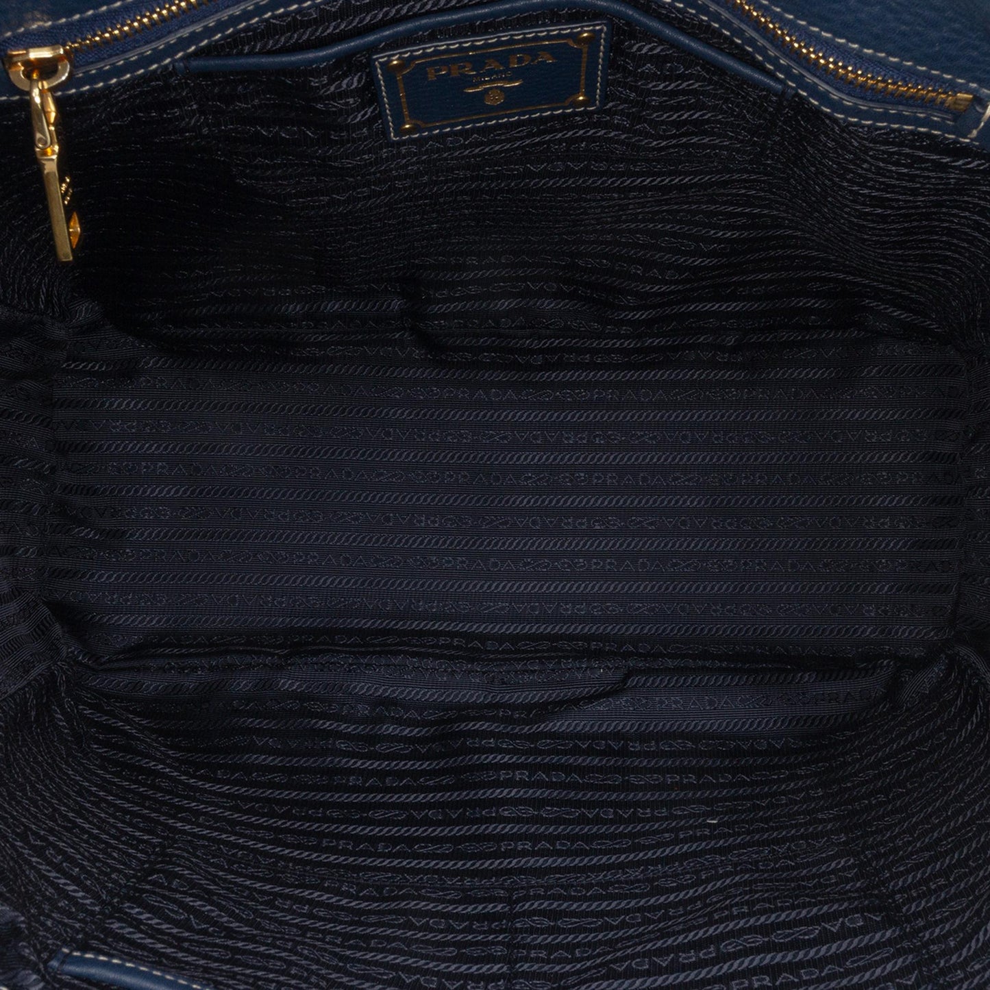 Prada Vitello Daino Open Convertible Tote