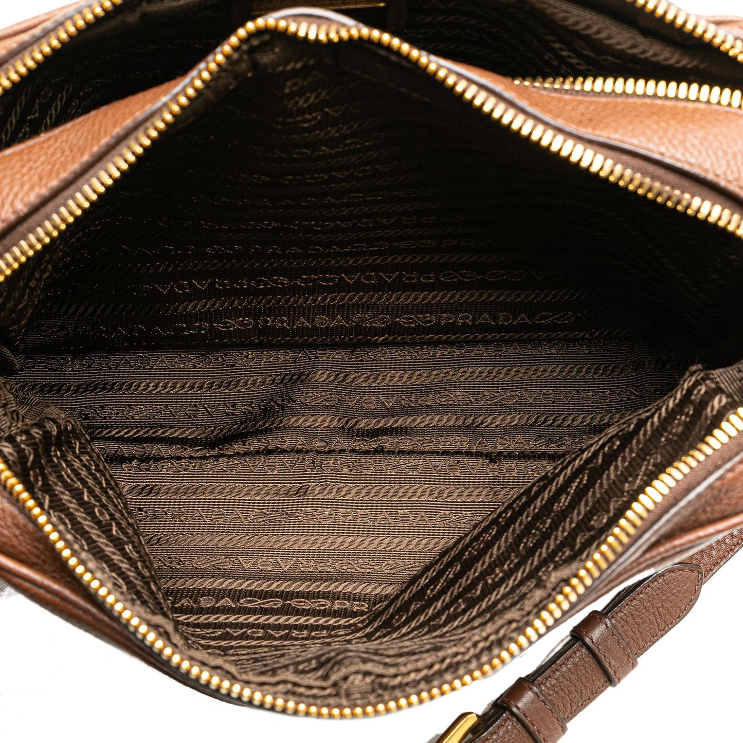 Prada Vitello Phenix Double Zip Camera Bag