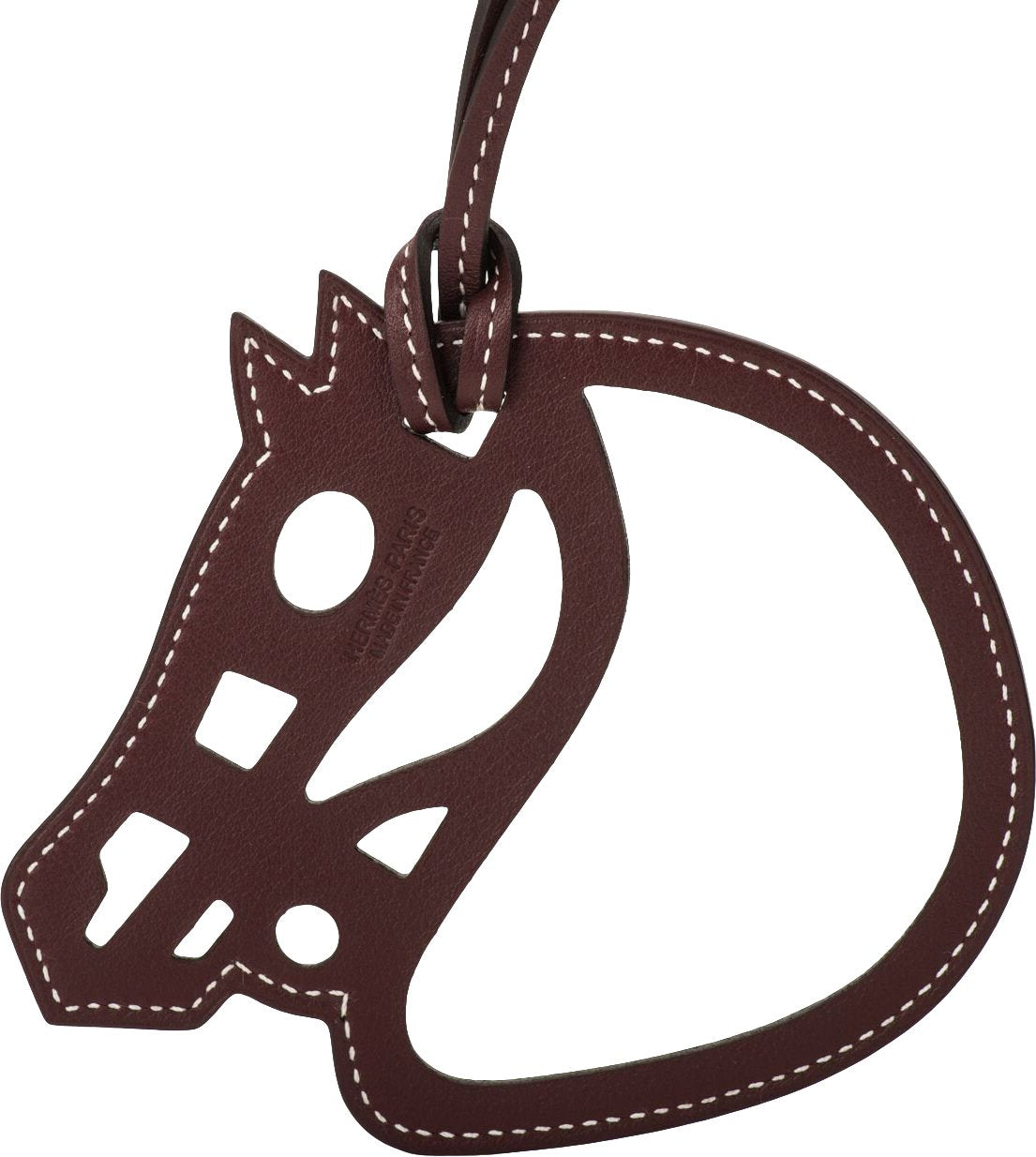 Hermes Brown Cheval Bag Charm