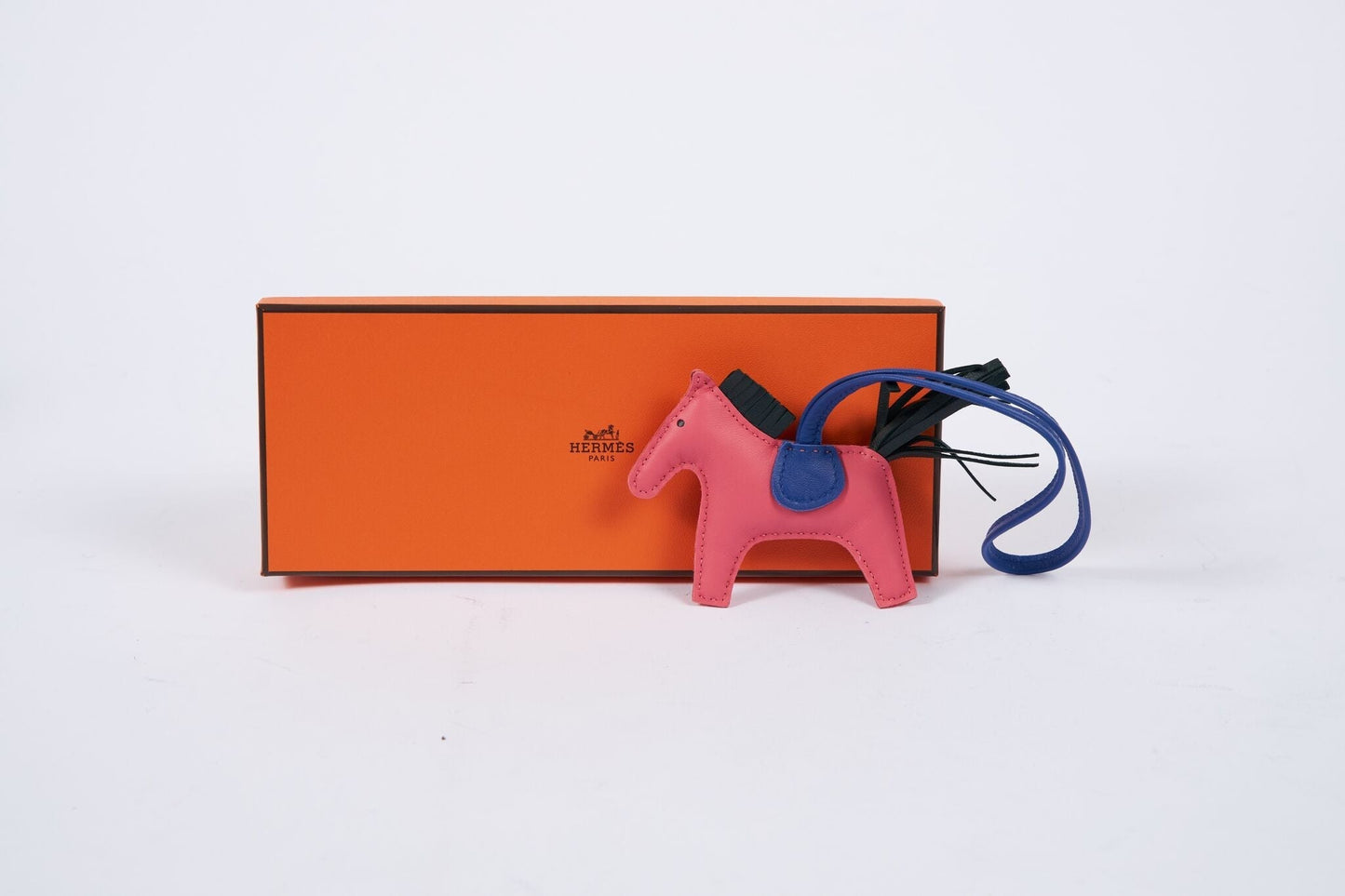 Hermes Rose Azalee PM Grigri Rodeo Charm