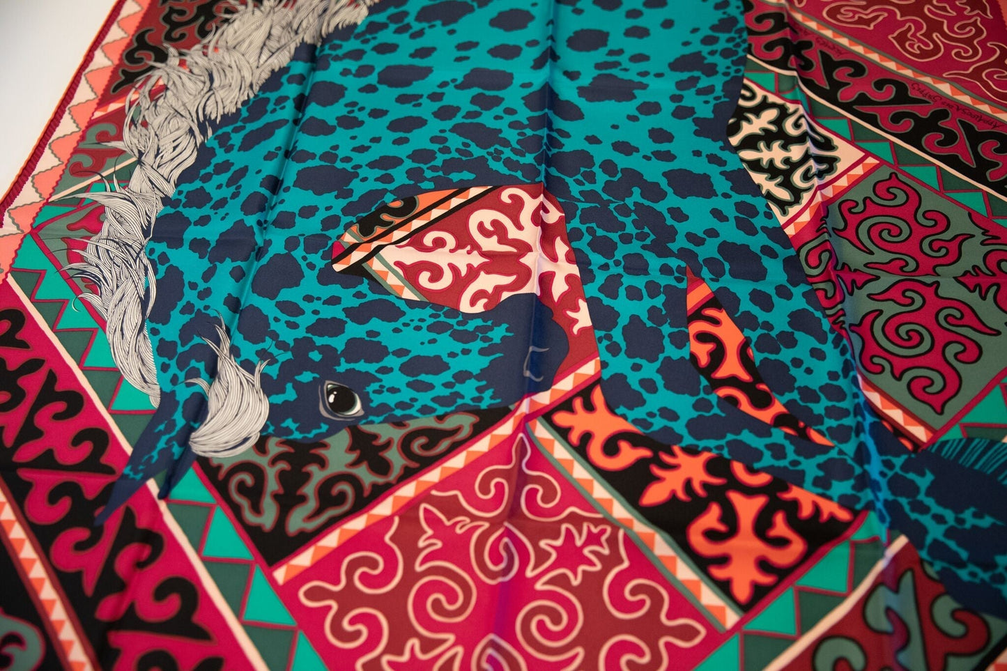 Hermes Au Gallop Scarf
