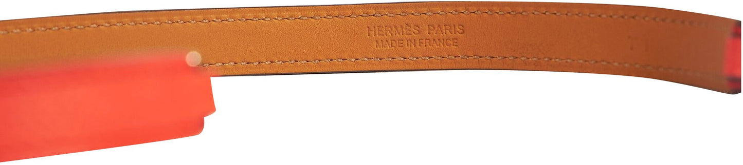 Hermes Rouge Pivoine Double Bracelet