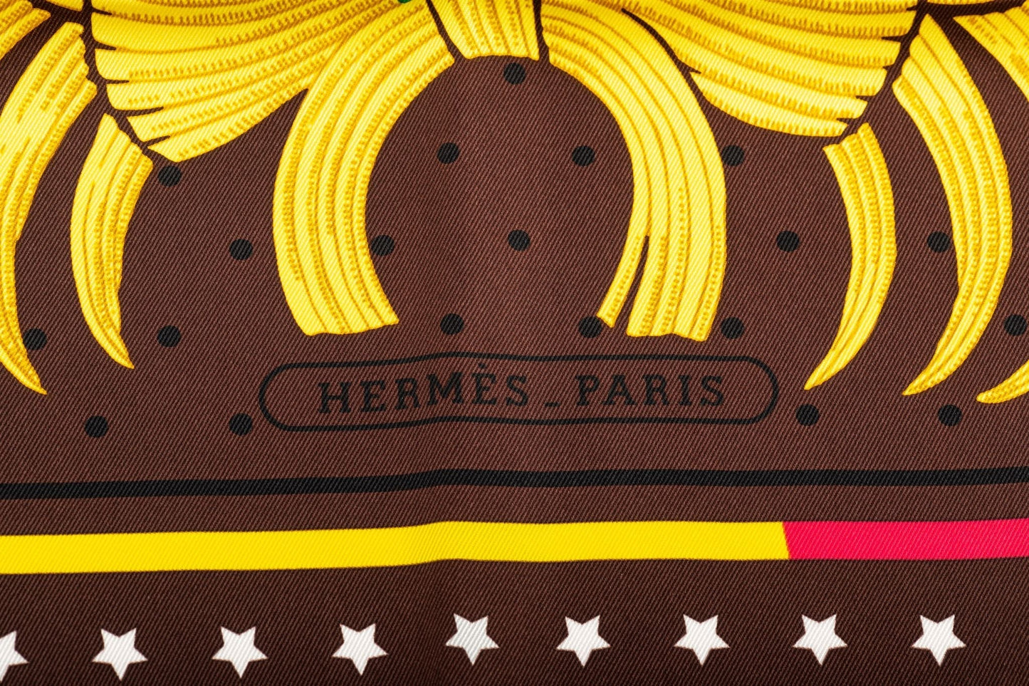 Hermes Imperial Tiger Brown Silk Scarf