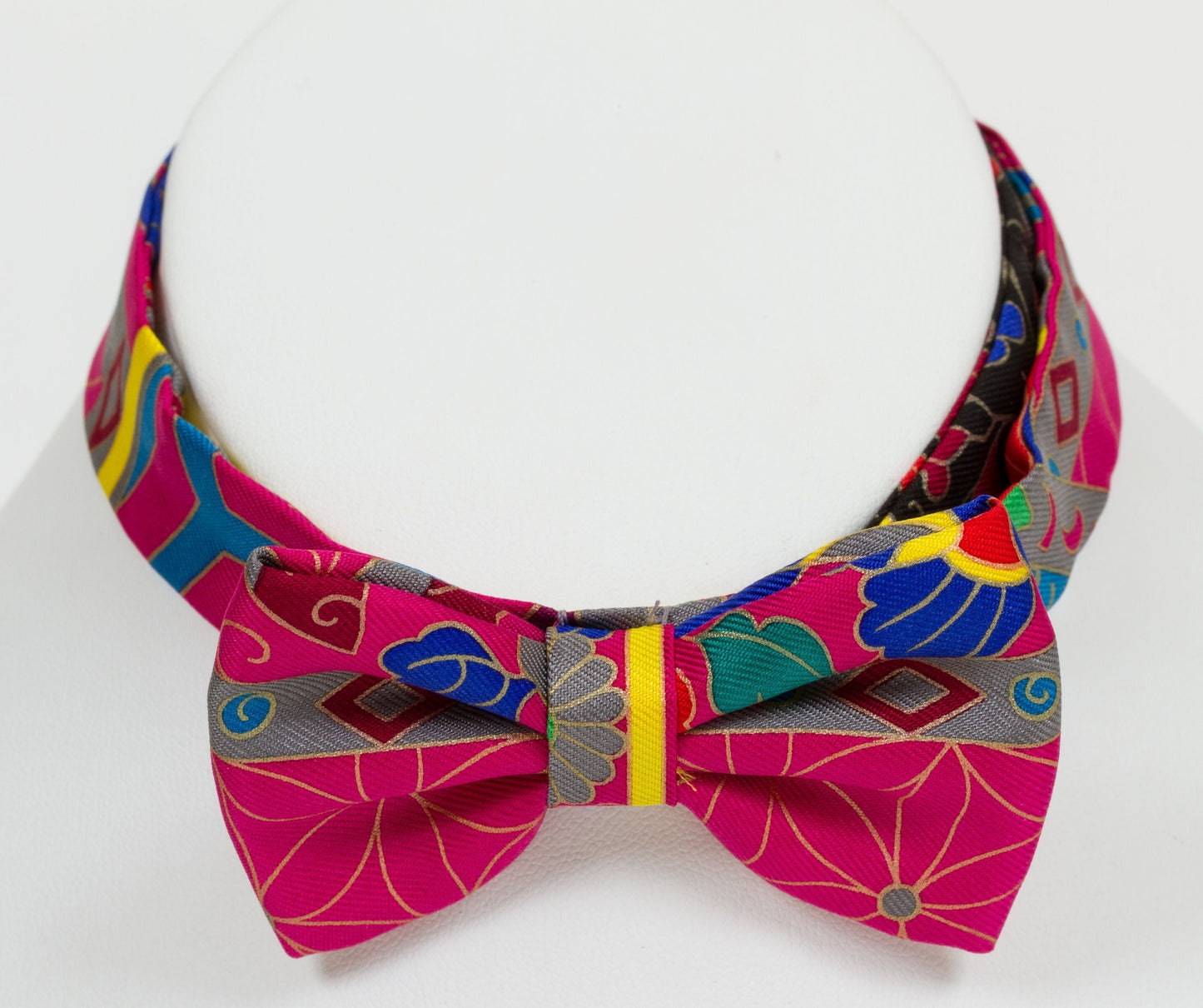 Hermes Pink Silk Papillon & Bracelet NIB