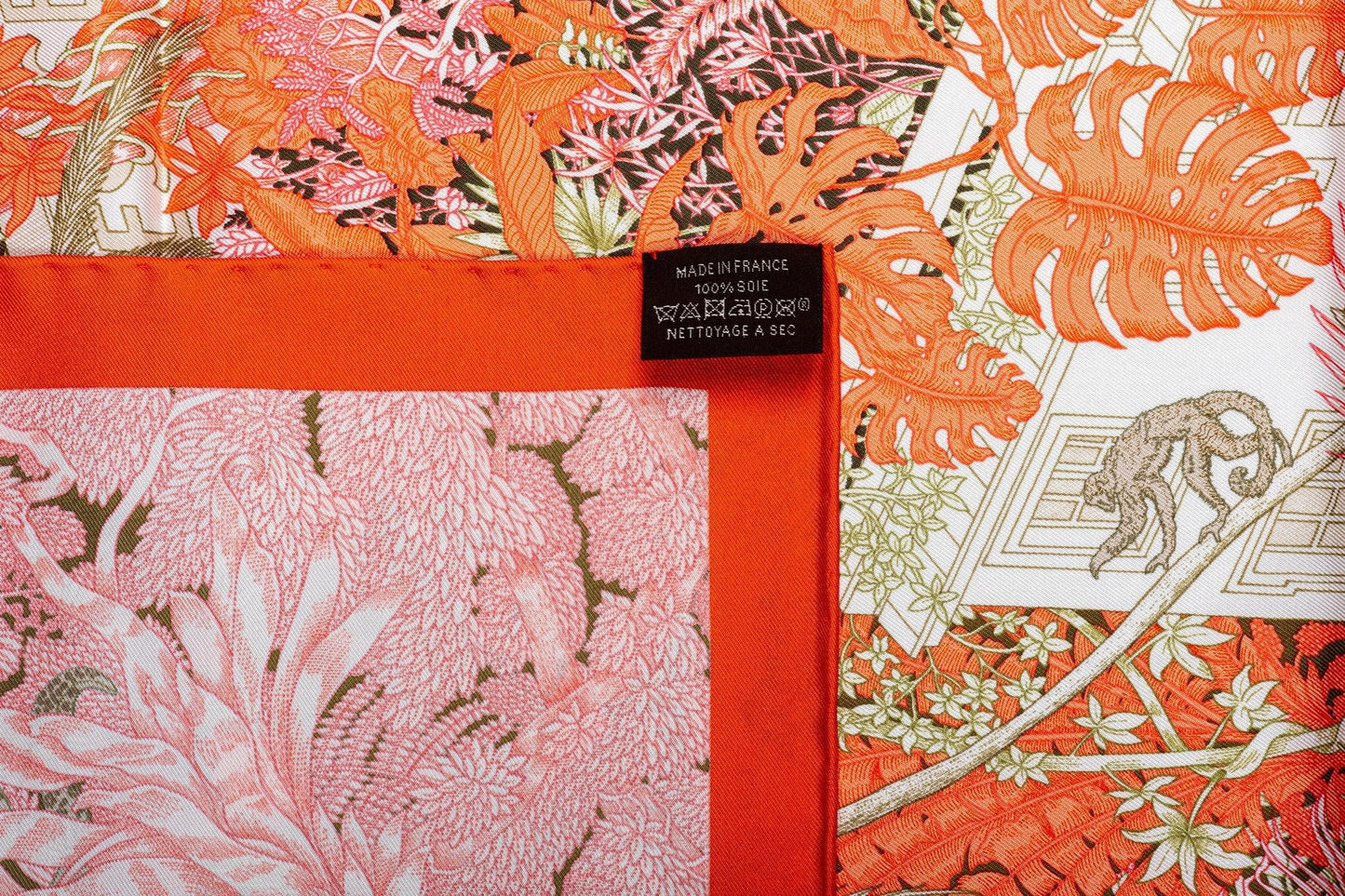 Hermes Tropical Garden Silk Scarf