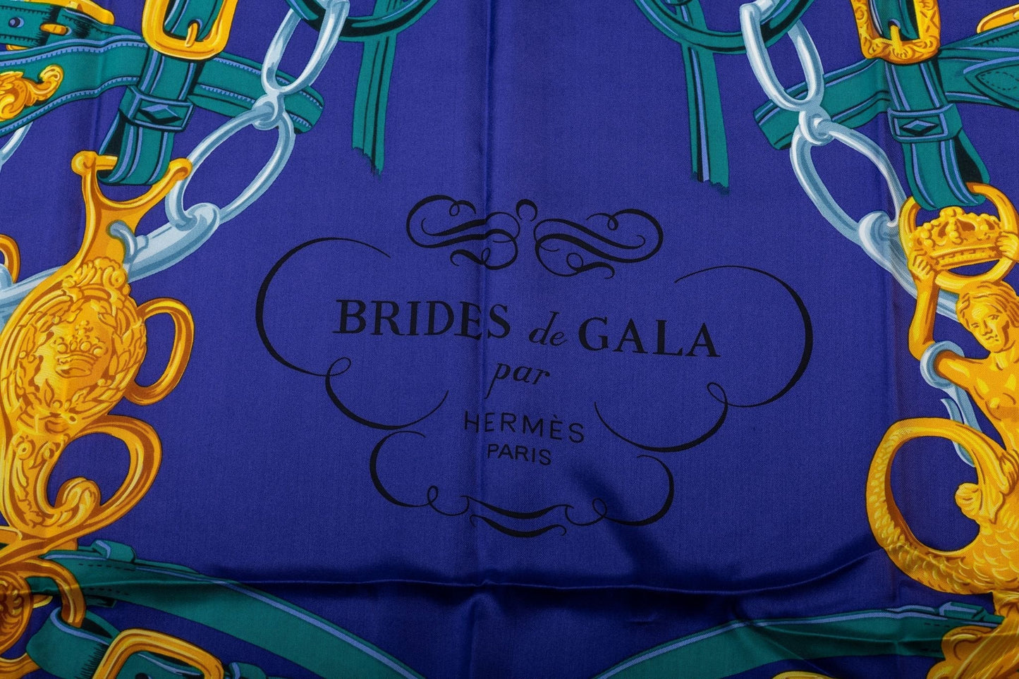 Hermes Red Brides de Gala Silk Shawl