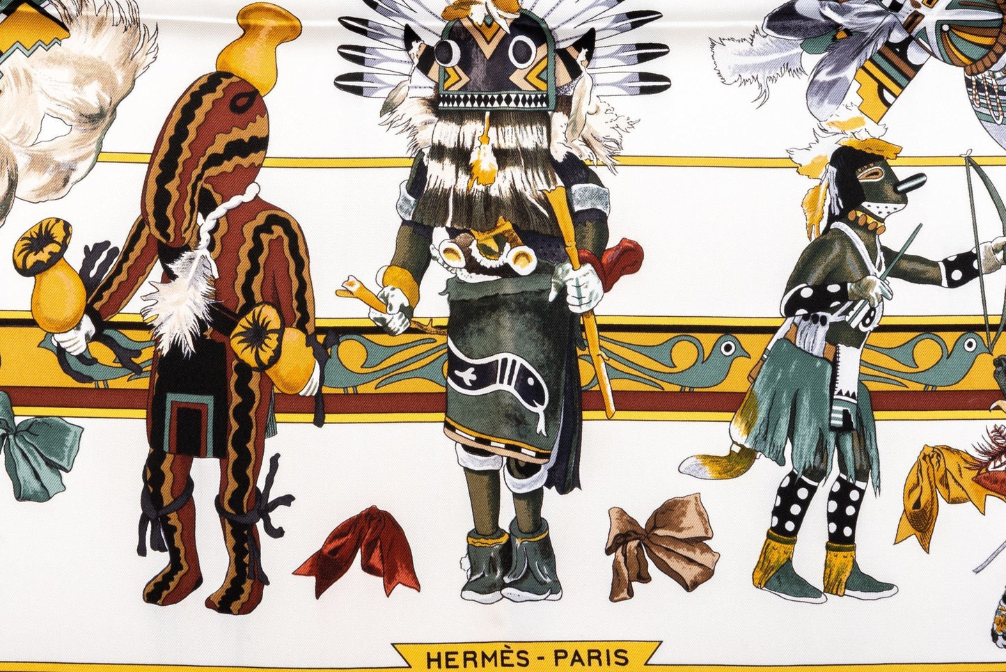 Hermes Kermit Oliver Kachinas Scarf