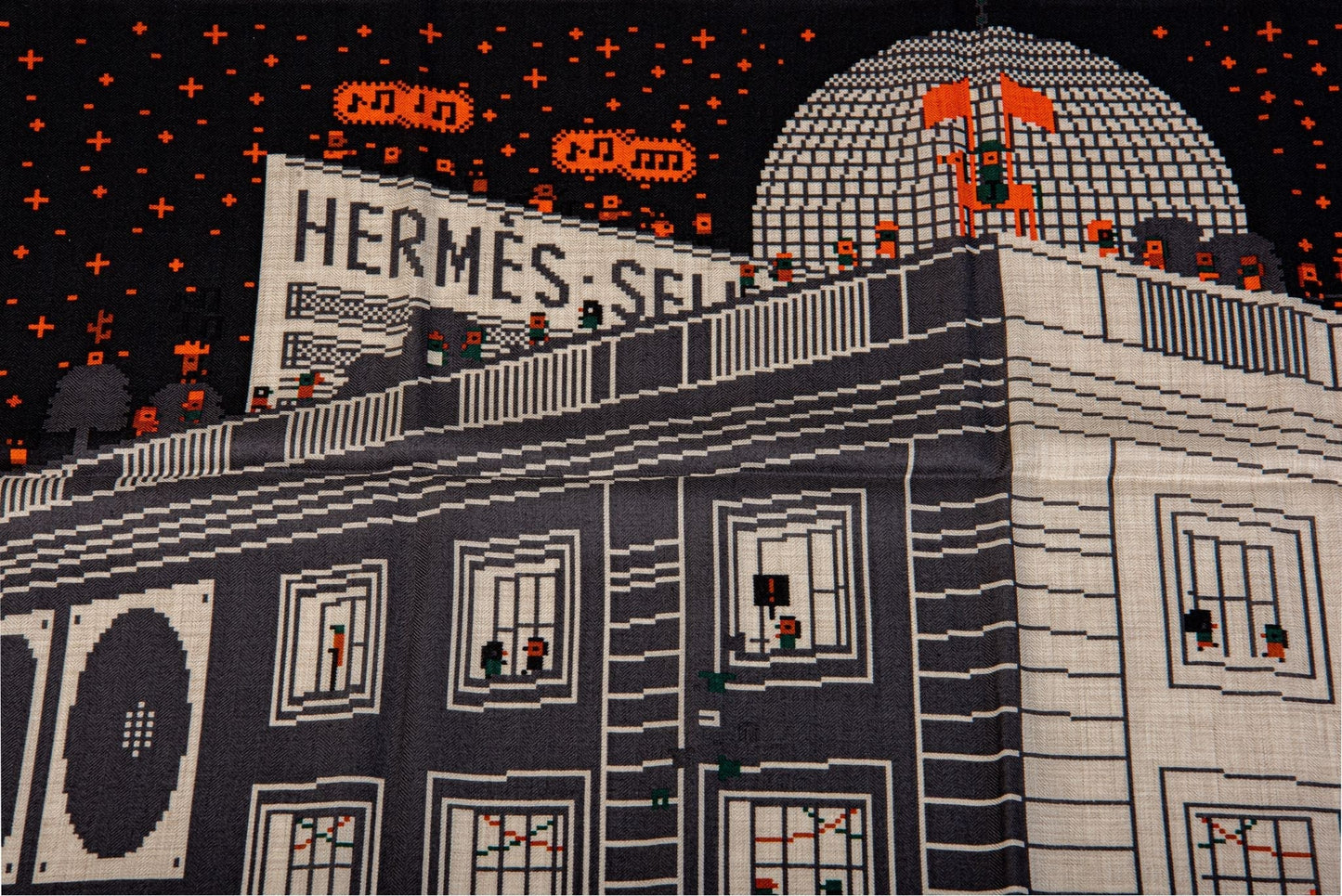 Hermes Faubourg Party Cashmere Scarf