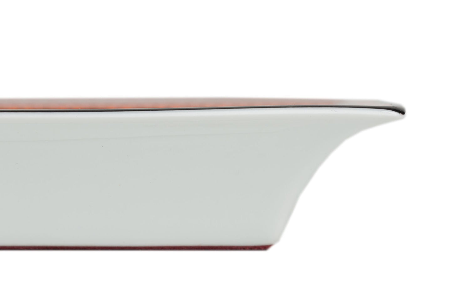 Hermes Red Orange Brandeburg Ashtray