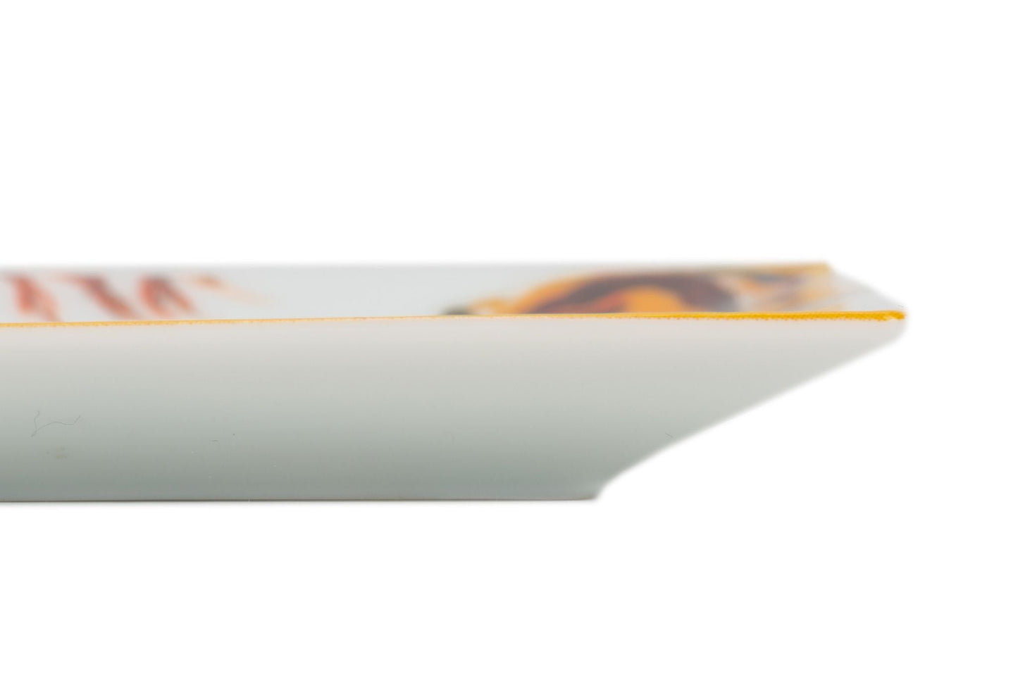 Hermes Danse Porcelaine Square Plate