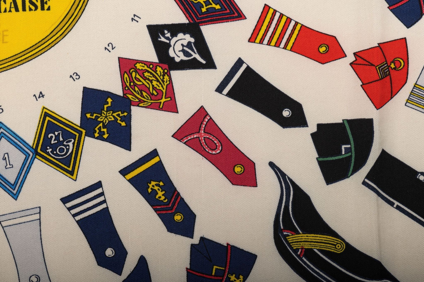Hermes La Nouvelle Armee Francaise Scarf
