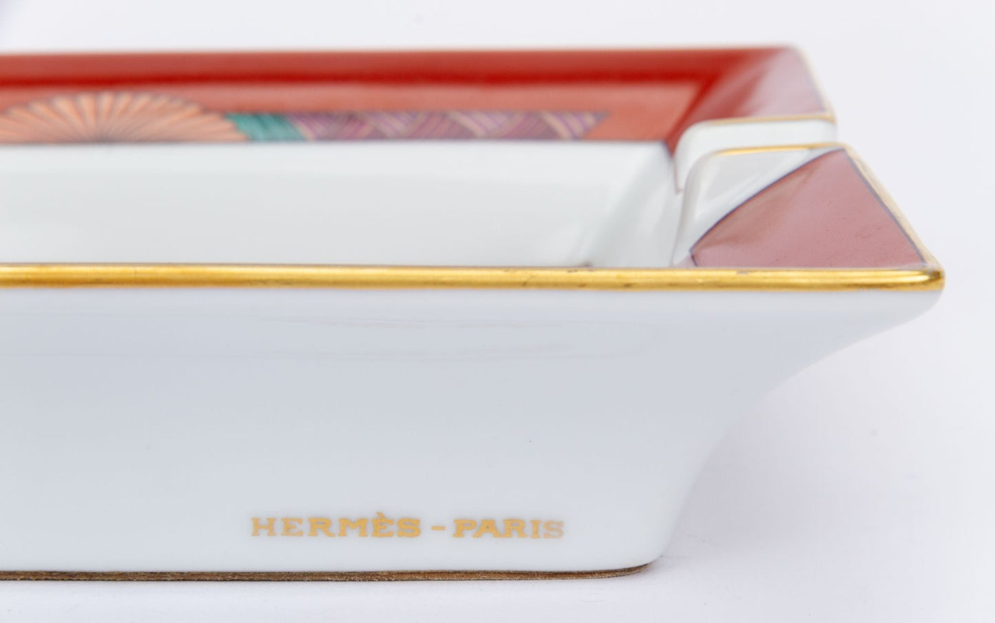 Hermes Vintage Ashtray Red