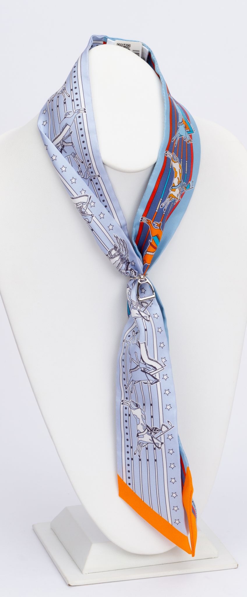 Hermes BNIB Palladium Scarf Ring