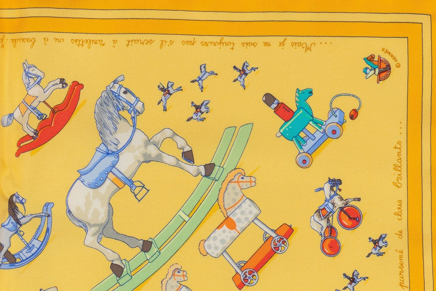 Hermes NIB Raconte Moi Le Cheval Scarf