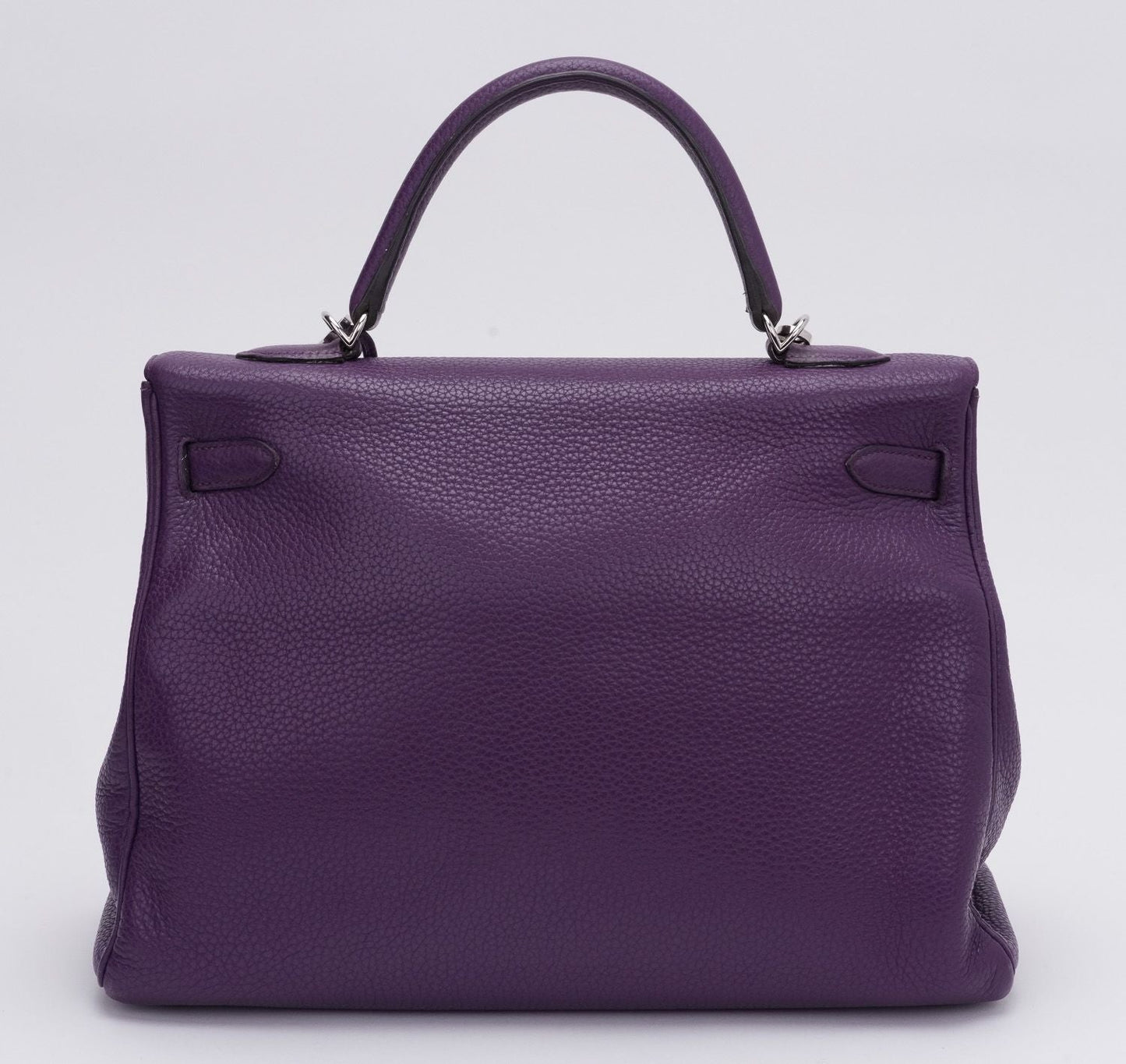 Hermes Kelly 35 Retourne Ultraviolet Bag