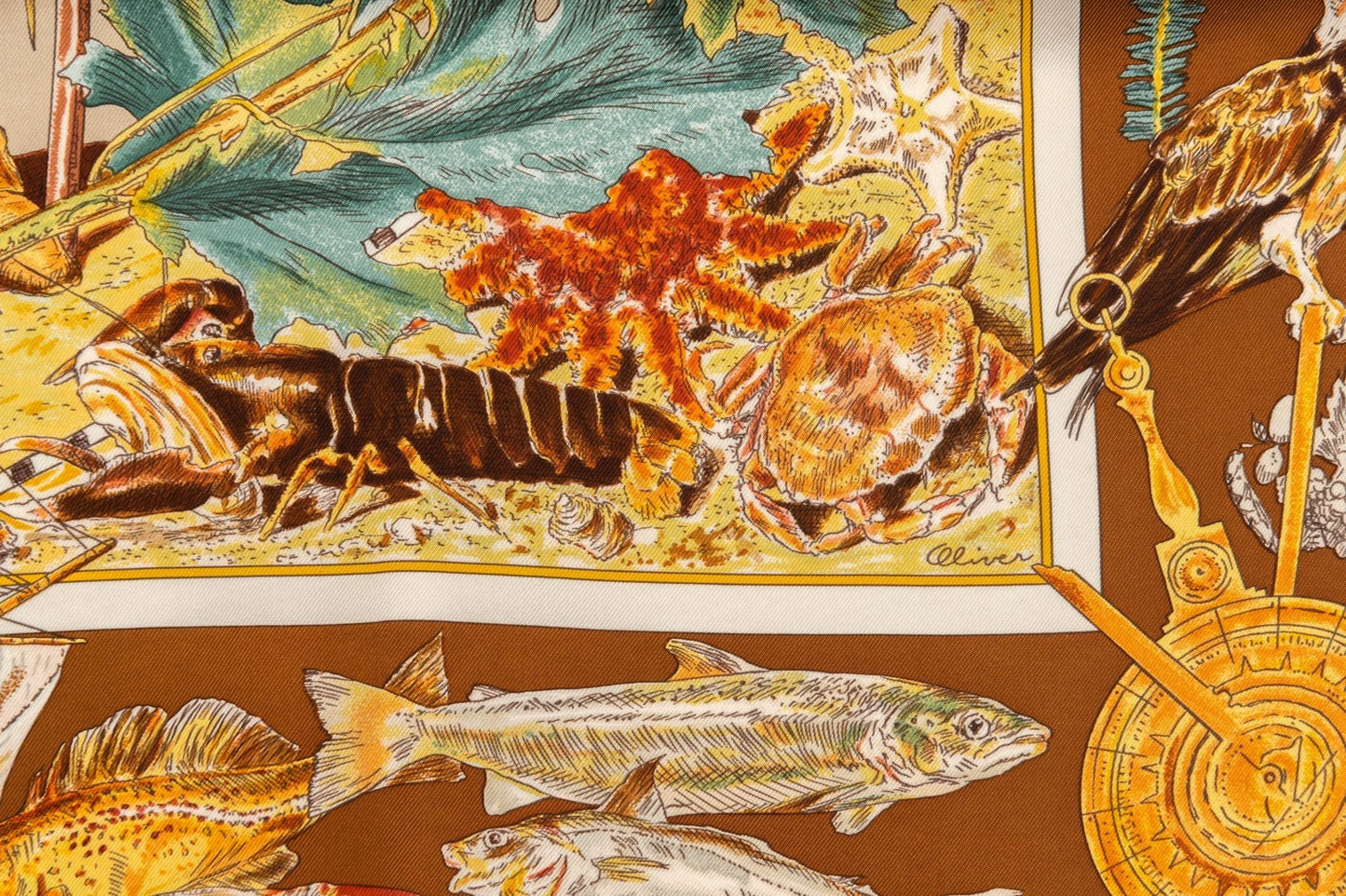Hermes Le Canada Scarf By Kermit Oliver