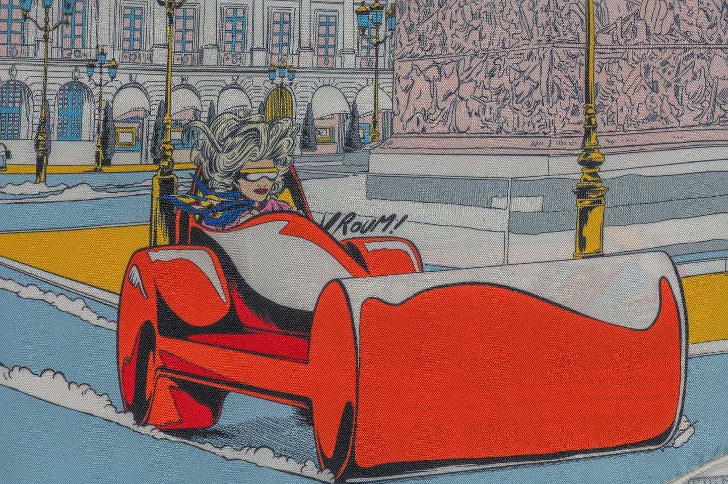 Hermes NIB Super Hero Comics Silk Stole