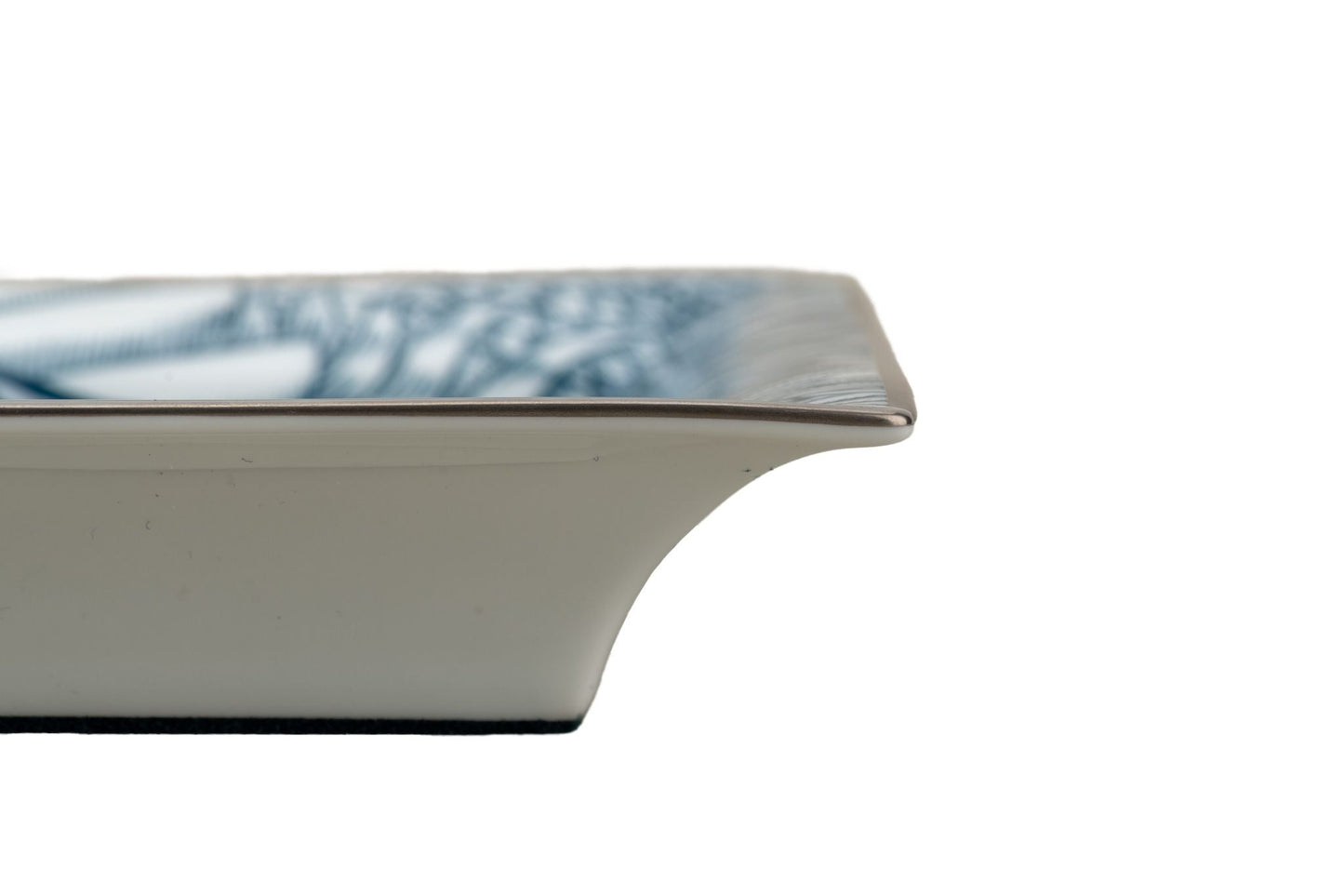 Hermes New Zebra Blue Porcelain Ashtray