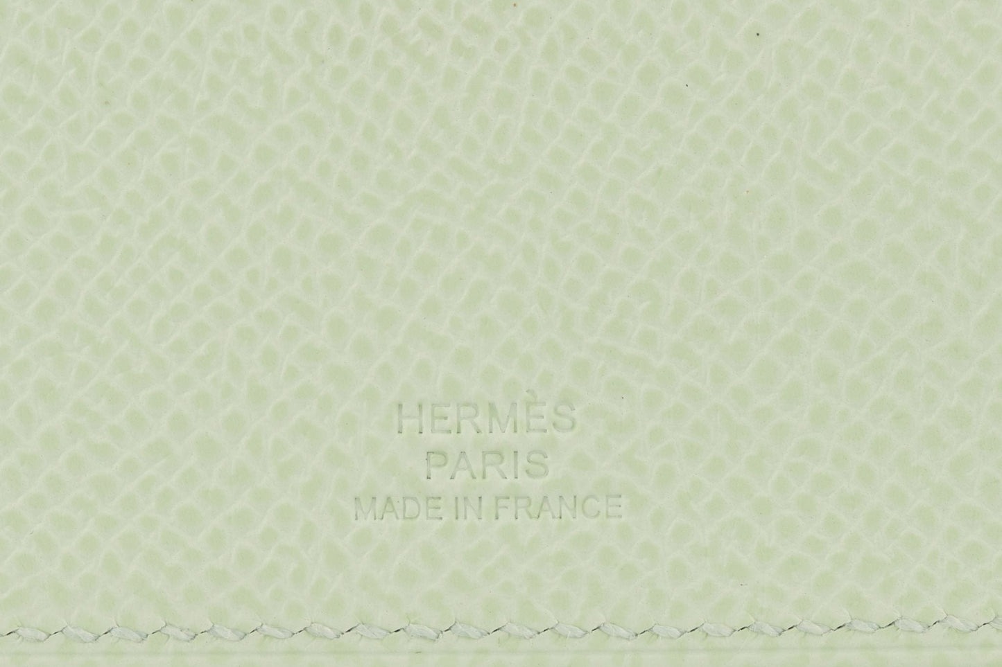 Hermes New Vert Epsom Passport Holder