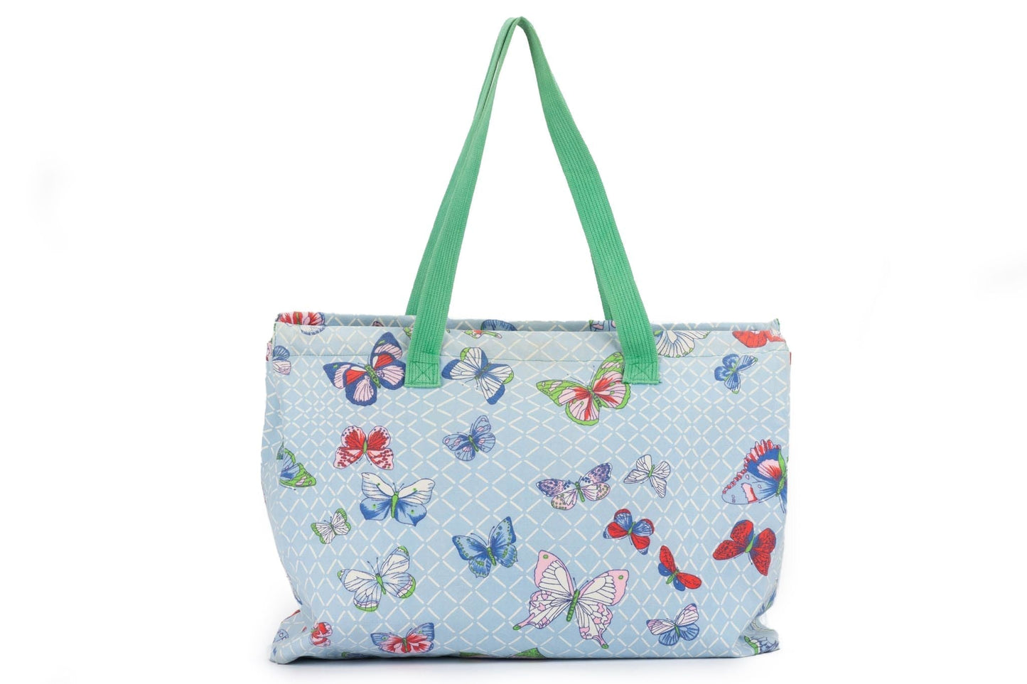 Hermes Large Butterflies Beach Bag