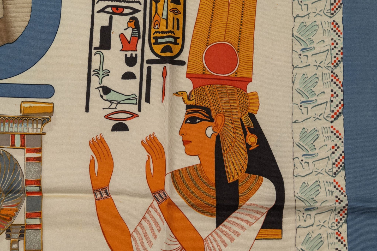 Hermes Collectible Ramses Silk Scarf
