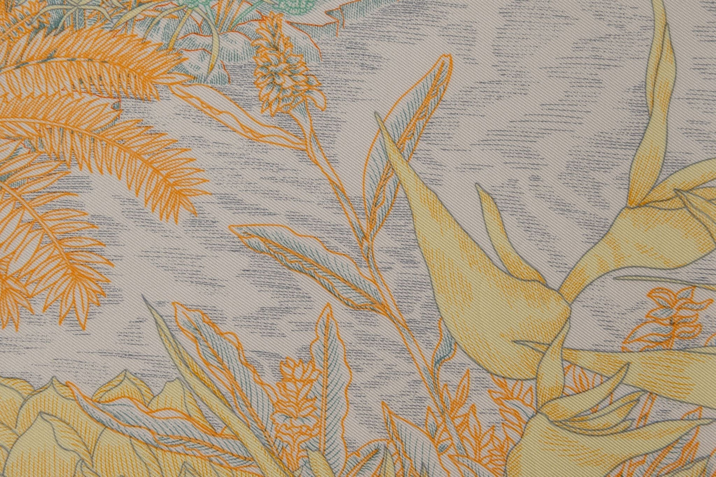 Hermes New Tropical Garden Silk Gavroche