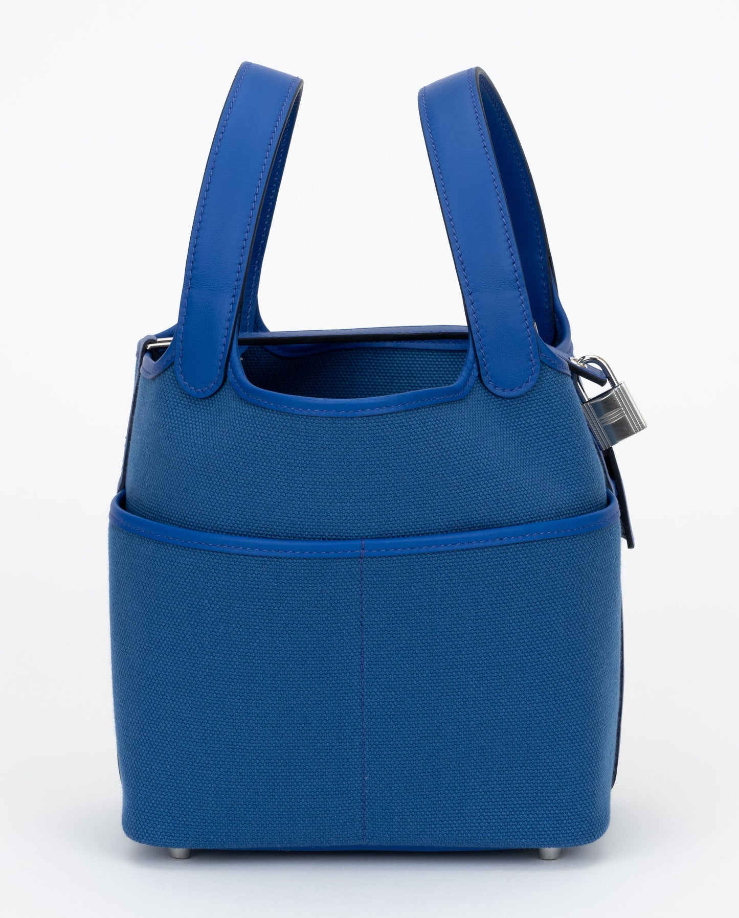 NIB Hermes Blue Royal Cargo Picotin 18