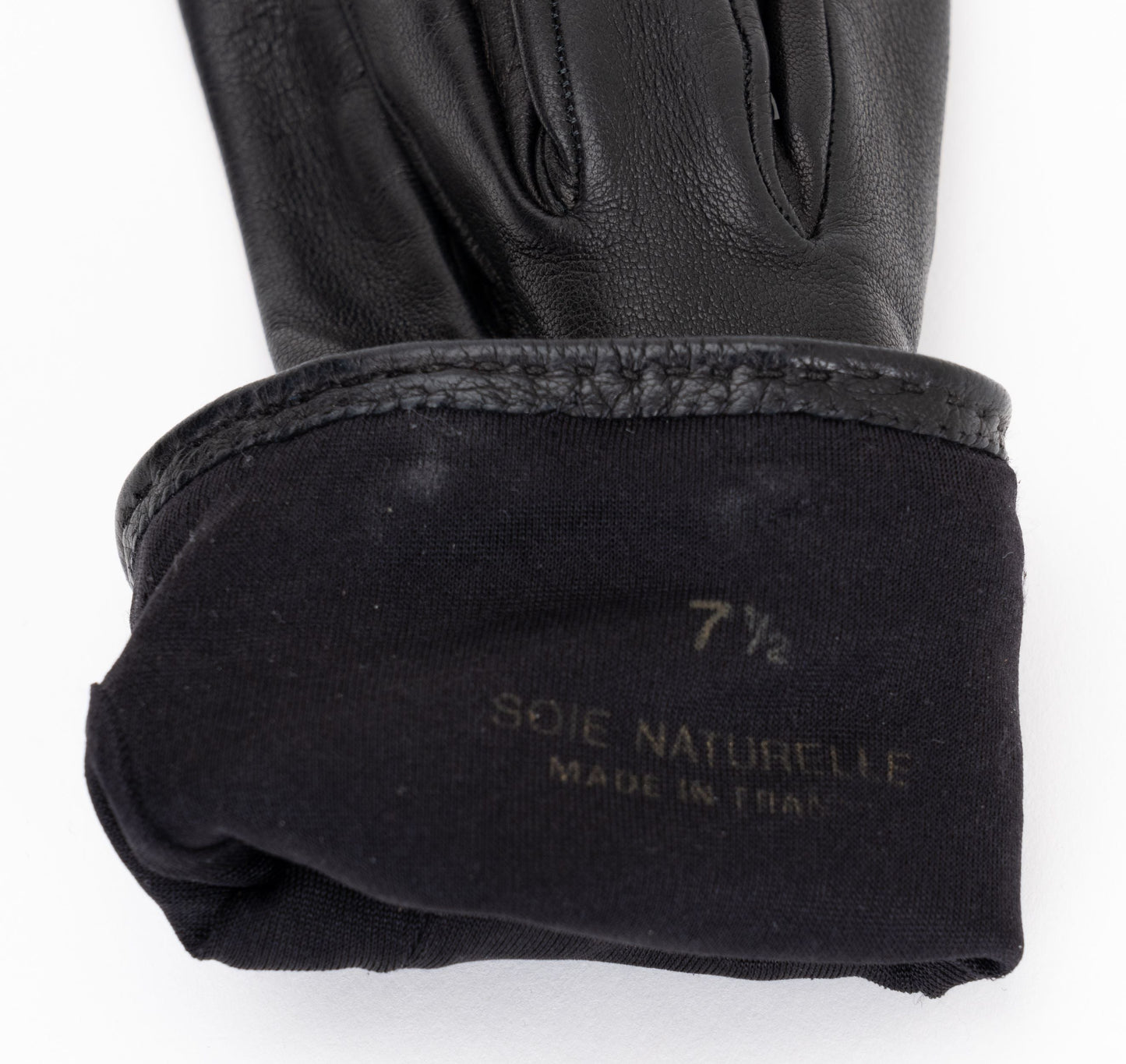 Hermes Black Lamb Chain D Ancre Gloves