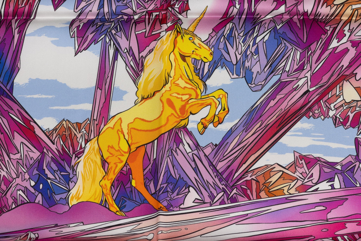 Hermes New La Vallee de Cristal Scarf