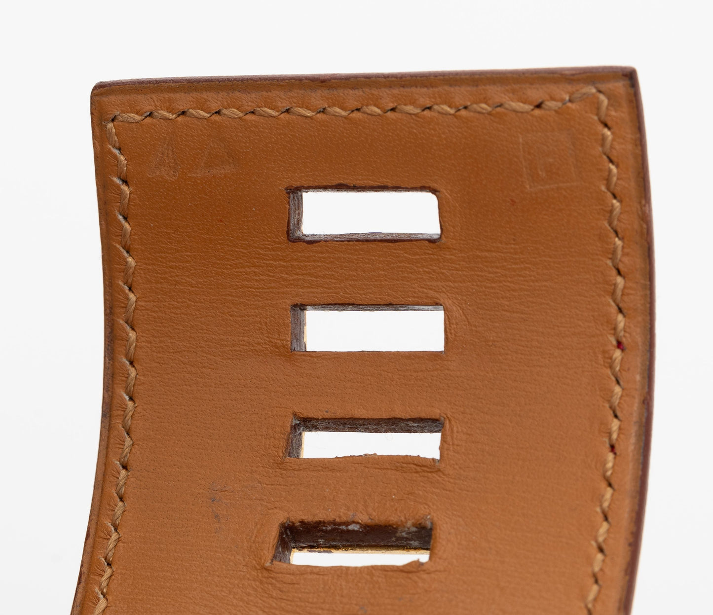 Hermes Red Collier De Chien in Alligator