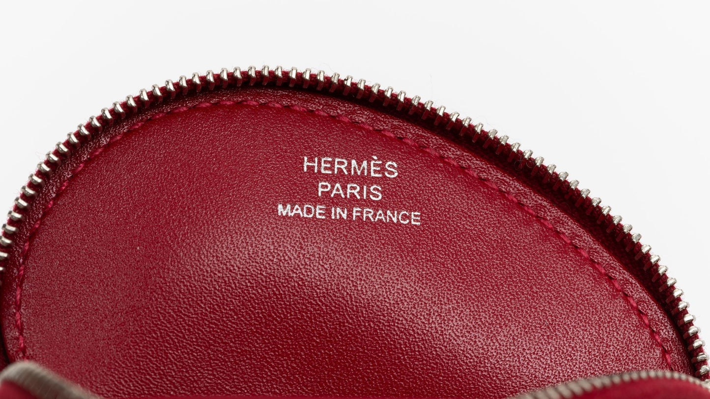 Hermes Tadelakt Pomme Coin Purse