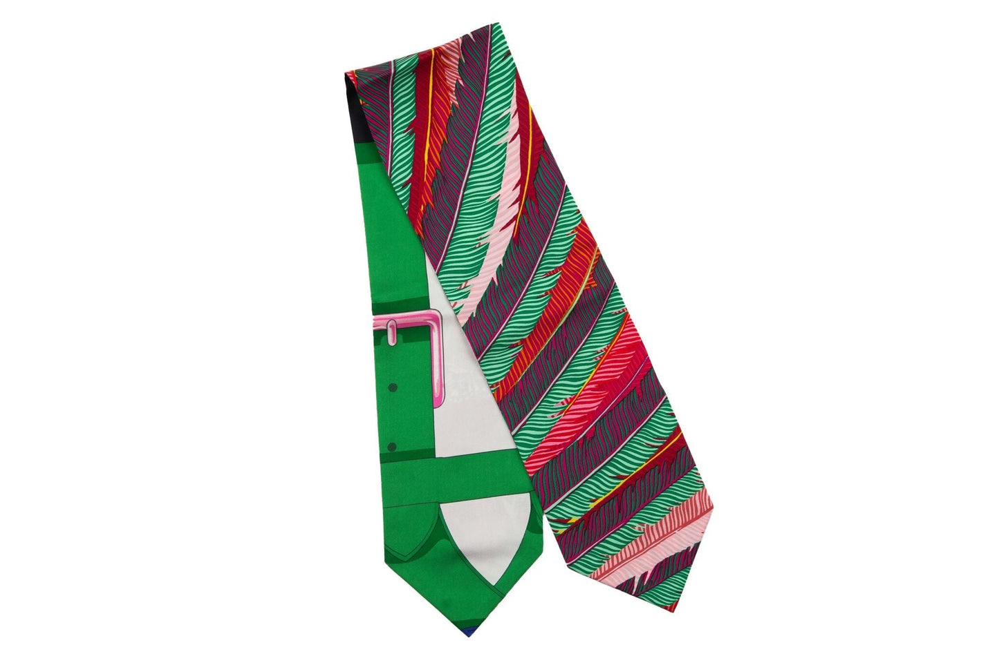 Hermes Double Face Silk Ascot