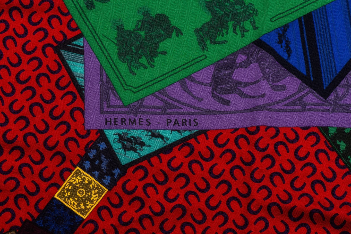 Hermes Cheval Sur Mon Cashmere Shawl
