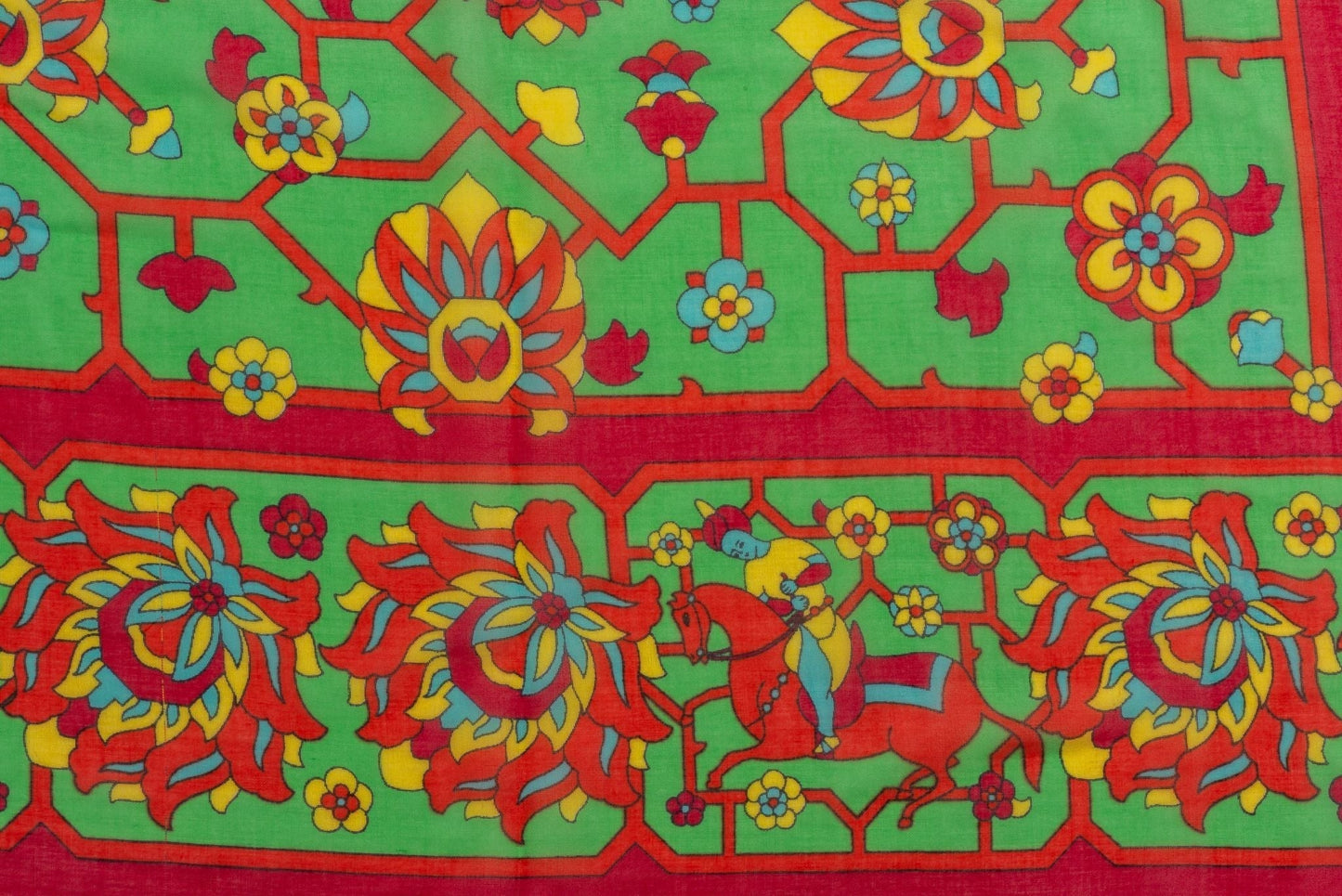 Hermes Flowers Beach Cotton Sarong