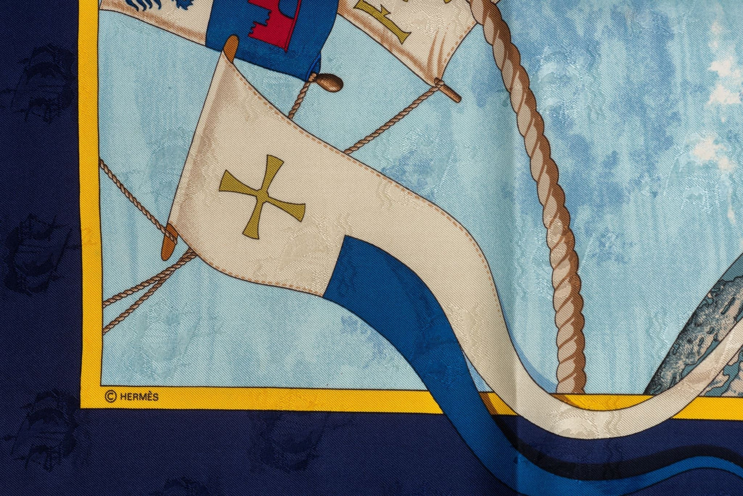 Hermes Christophe Colomb Scarf
