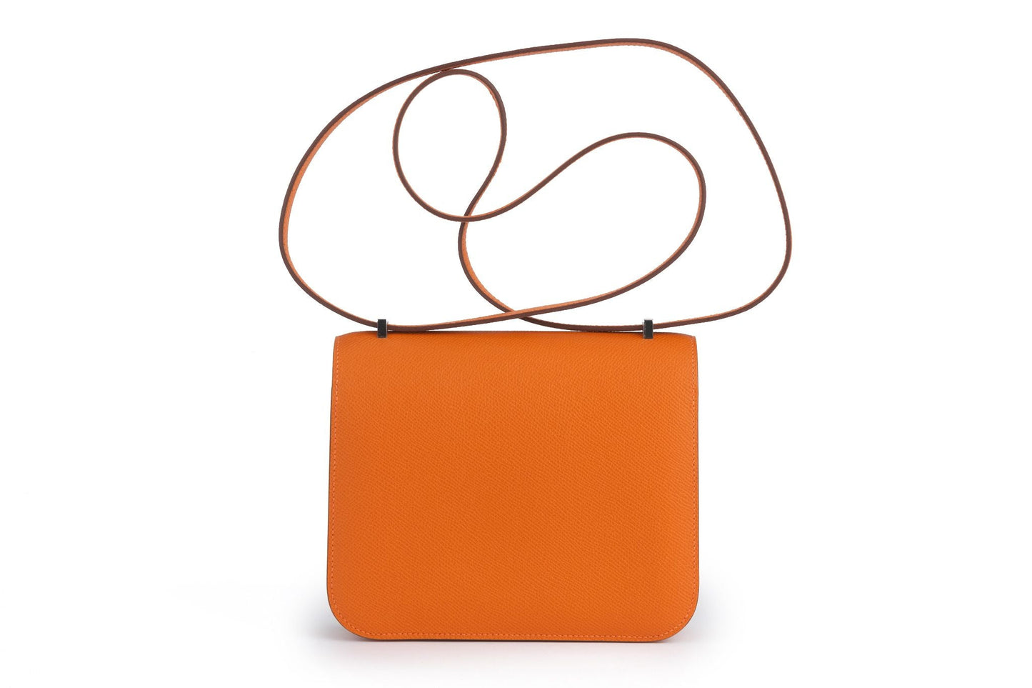 Hermes New Orange Mini Constance Handbag